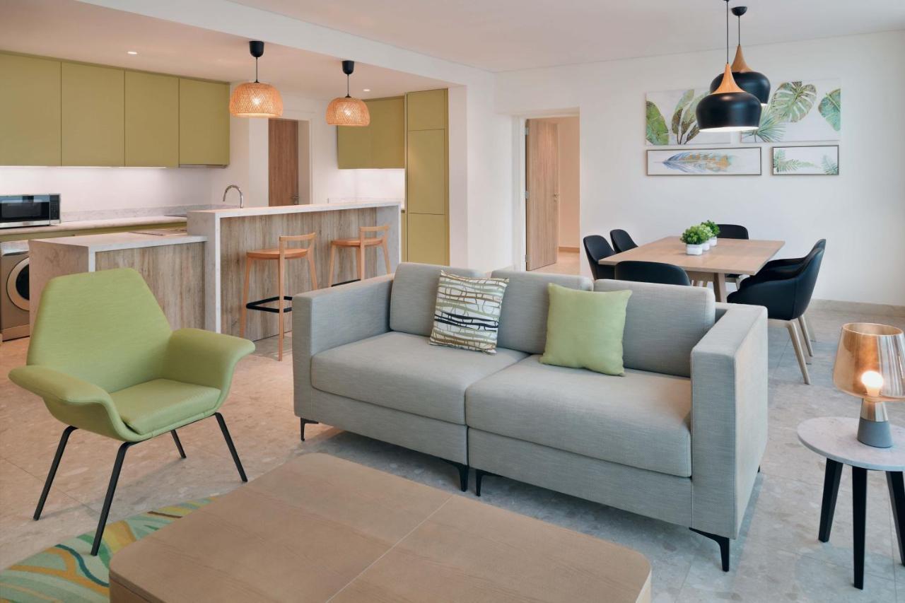 Element By Westin City Center Dauhá Exteriér fotografie The interior of a typical apartment